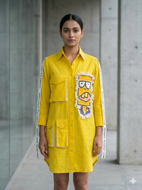 Jaune strings shirt ( street wear | Resort wear )