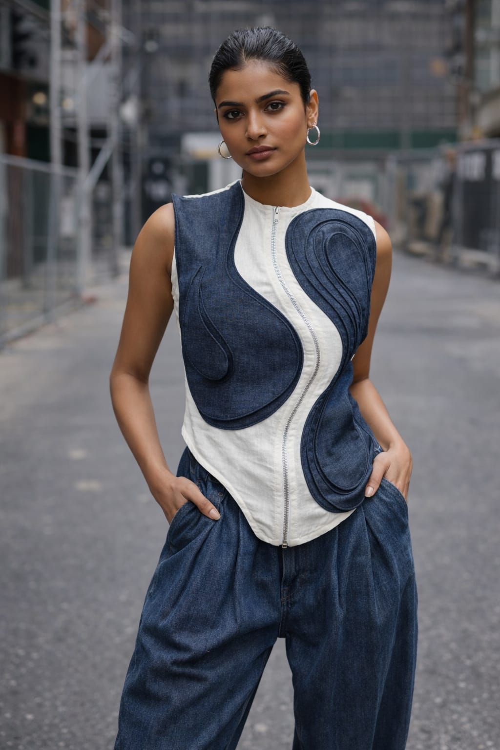 Wired crop top culé ( street wear | Resort wear )