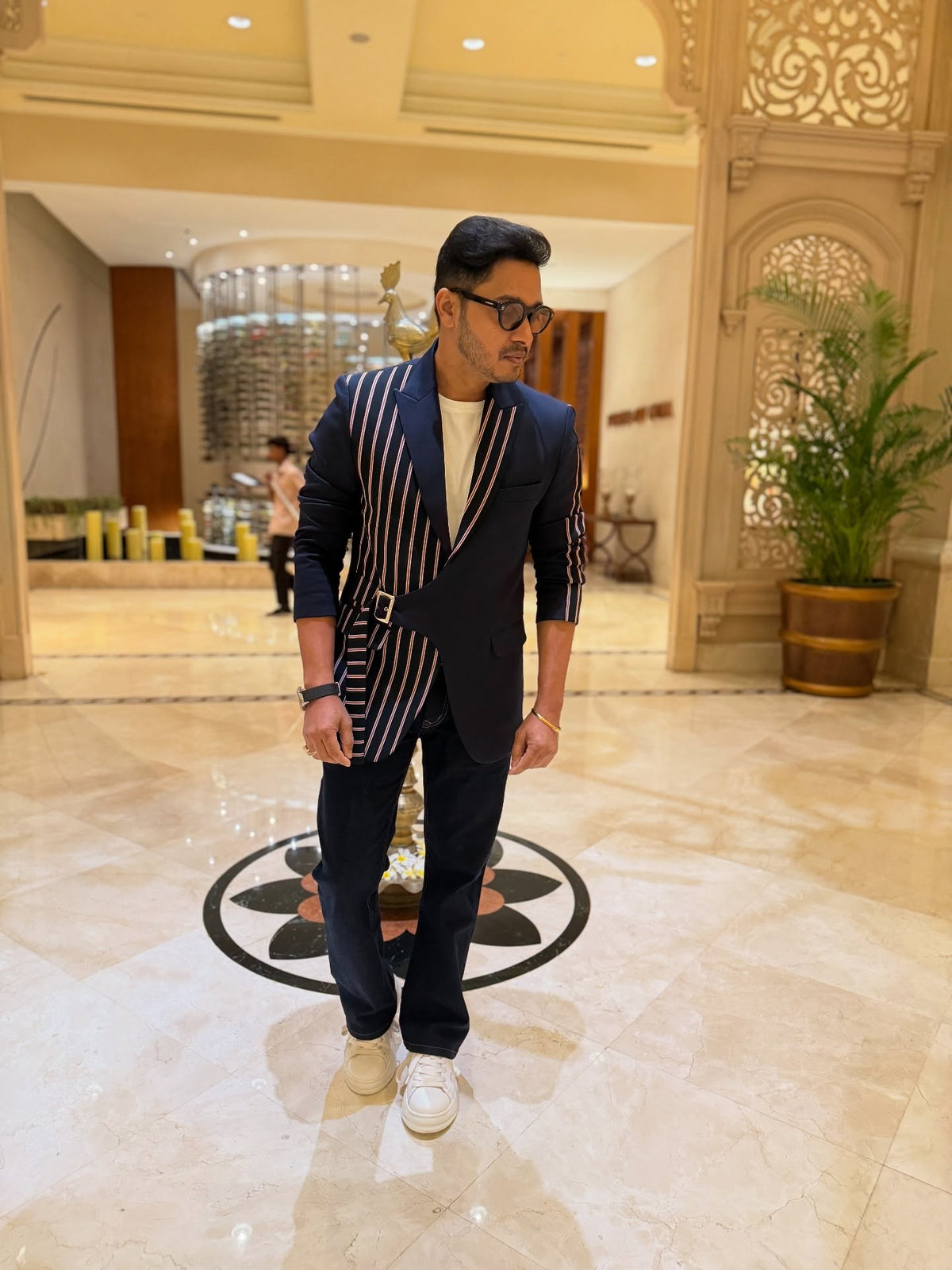 Shreyas Talpade striped blazer