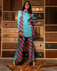 MULTICOLOR PRINTED CO-ORD SET