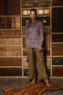 MULTICOLOUR PRINTED SHIRT AND PANTS