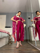 Cheery cape dress indo