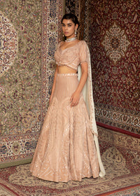 STRAWBERRY BLONDE LEHENGA