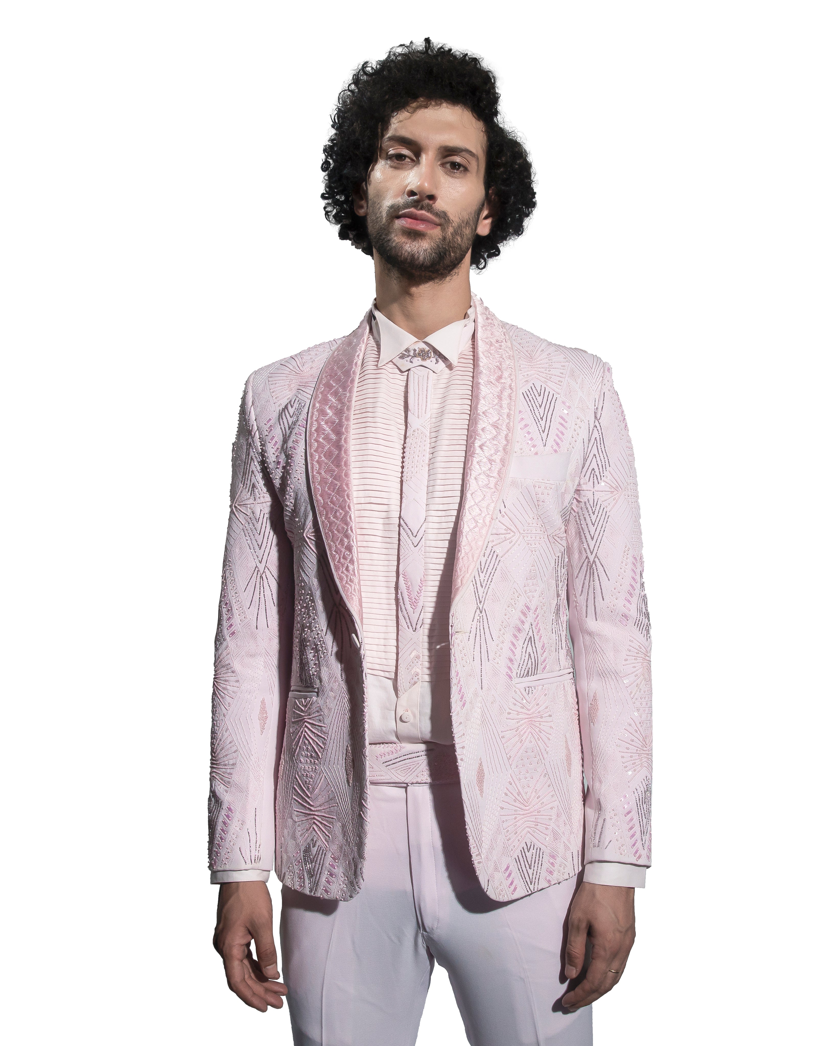 Blush tuxedo aakrit