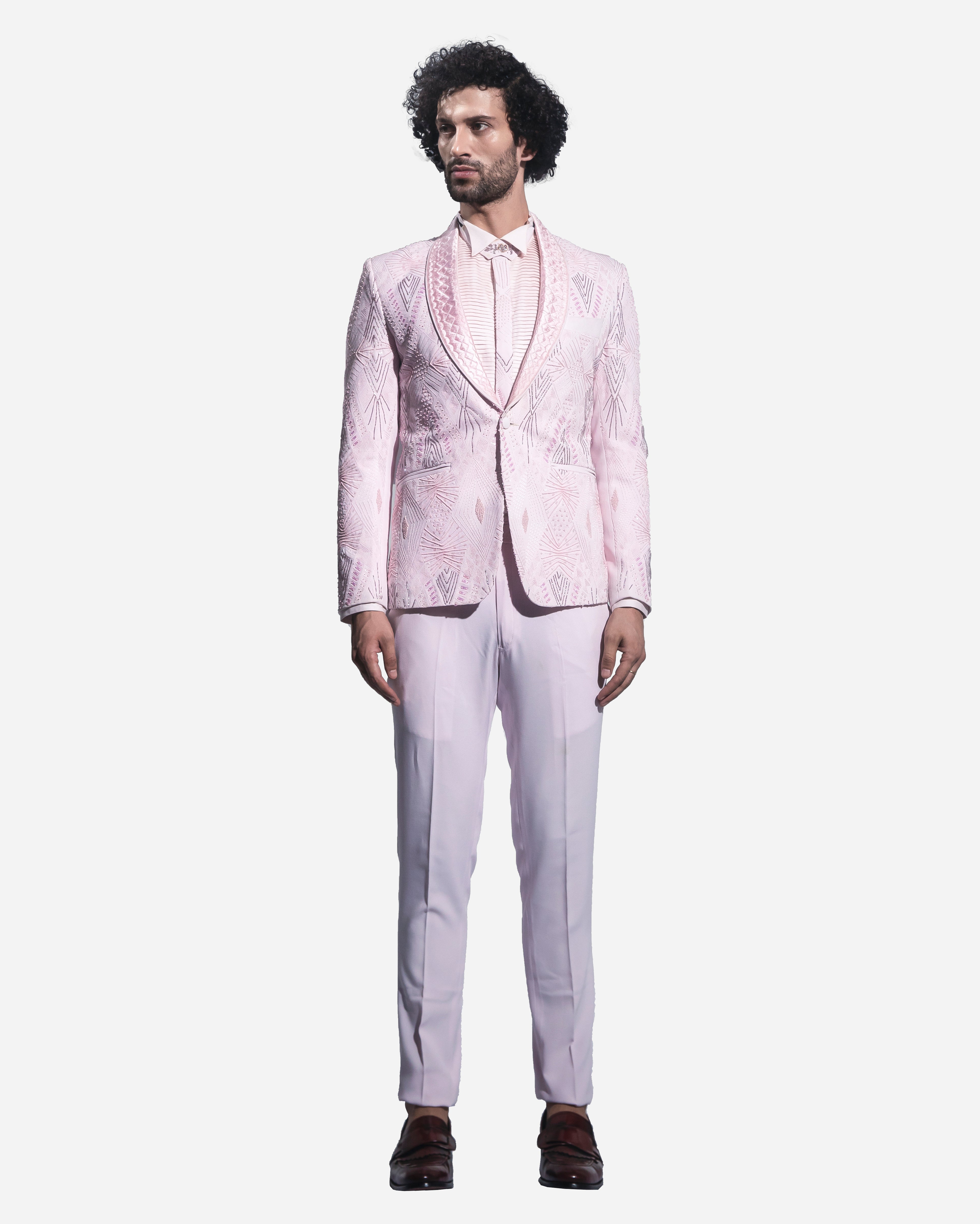 Blush tuxedo aakrit