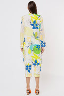 Cut scallop knee length pants