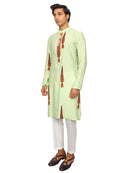 Mint (EMBROIDED)kurta with pants