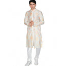 Silver print kurta