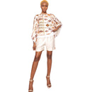 Short kaftan with shorts indowestern