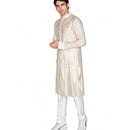 Silver print kurta