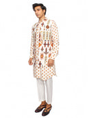 Open waistcoat with kurta and pants