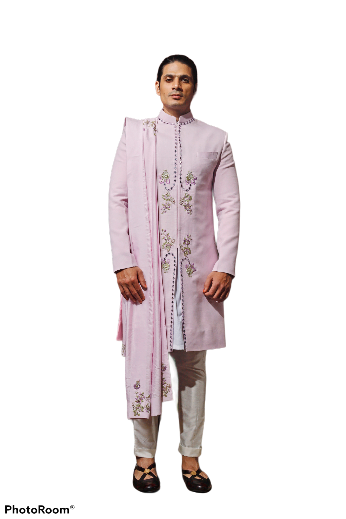 Iconic move mirror sherwani