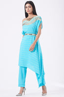 Isdus classic kaftan blue