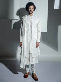 Blanc  sherwani Aăkrit