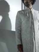 Blanc  sherwani Aăkrit